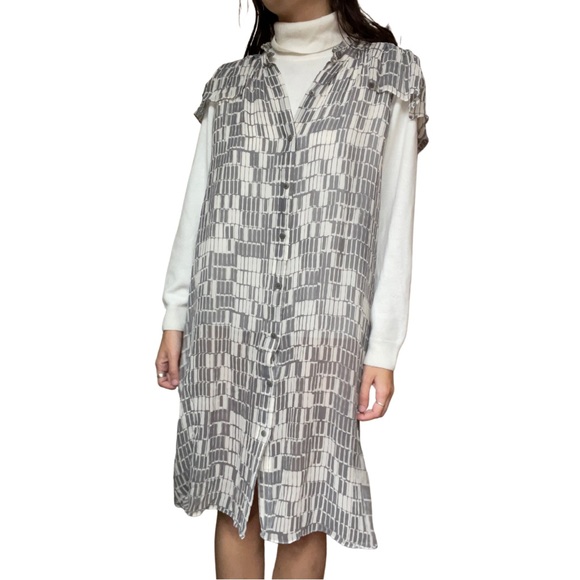 100% Silk Short Sleeve Cami Dress | Banana Republic - Picture 3 of 4